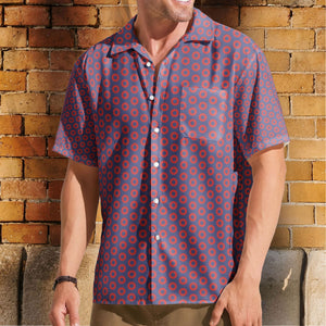 Phish Red Circle Donut Inspried Unisex Hawaiian Shirt – Retro Music Print Button-Up