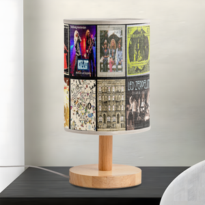 Led Zeppelin Album Cover Fabric Lamp Retro Rock Home Décor