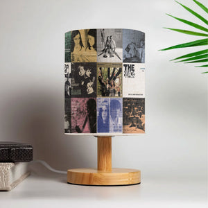 Belle and Sebastian Album Collage Fabric Lamp Indie Pop Aesthetic Light