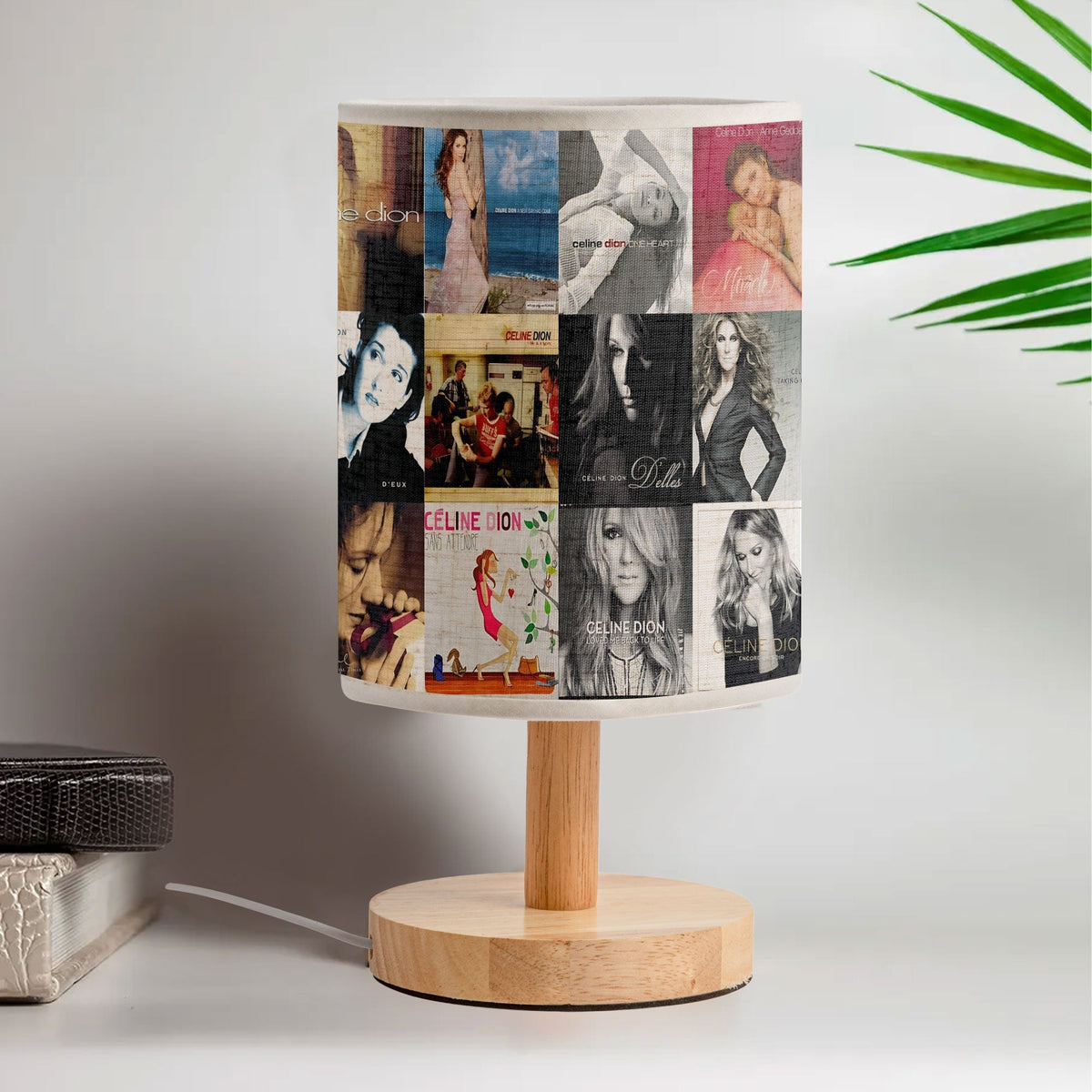 Céline Dion Album Art Collage Lamp