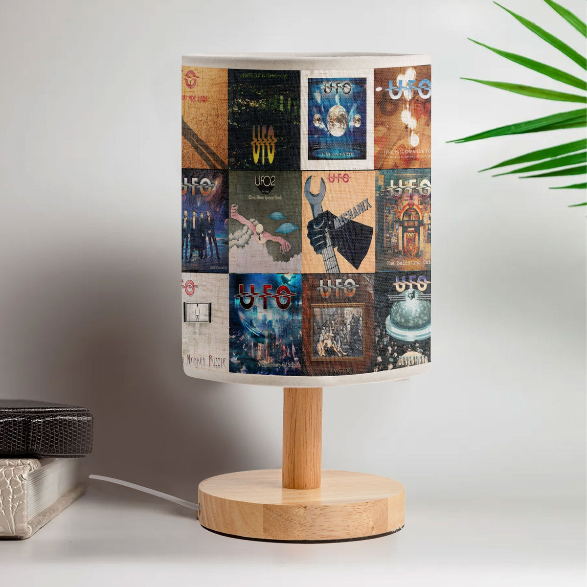 Rock Legends Shine UFO Albums Fabric Lamp 🚀🎸