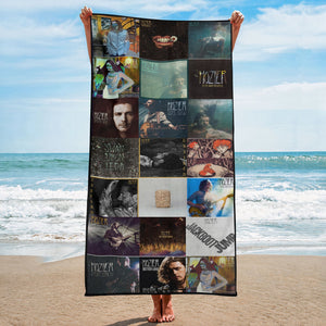 Hozier Beach Towel Album Cover Collage Indie Rock Towel