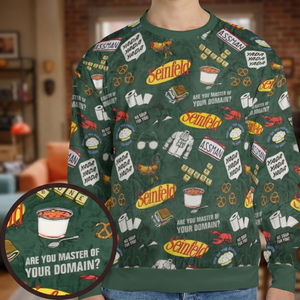 Master Of Your Domain Seinfeld All-over Print Sweatshirt