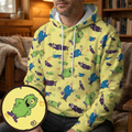 Cartoon Core Milton the Monster All-over Print Hoodie