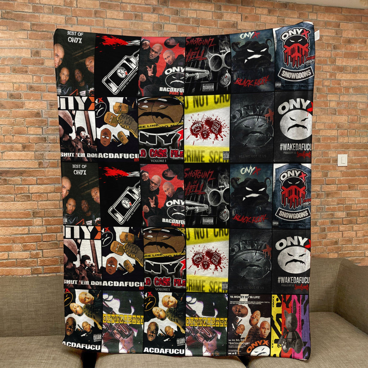 Onyx Sherpa Blanket A Gritty, Old-School Hip-Hop Tribute for Real Fans