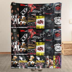 Onyx Sherpa Blanket A Gritty, Old-School Hip-Hop Tribute for Real Fans