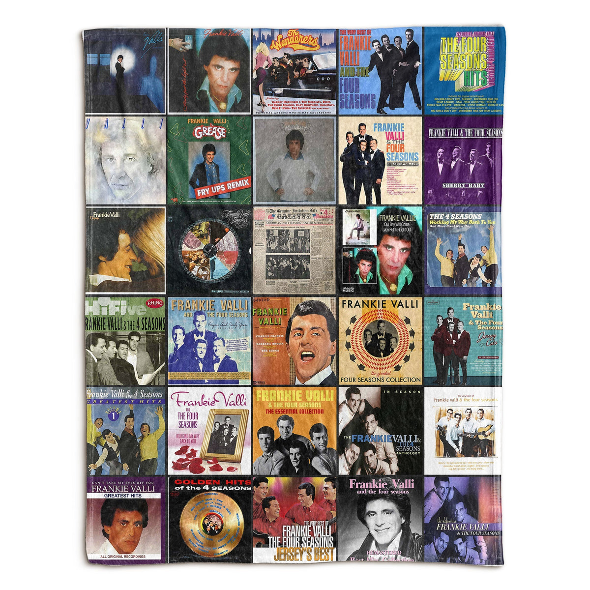 Frankie Valli & The Four Seasons Sherpa Blanket A Nostalgic Harmony for True Fans