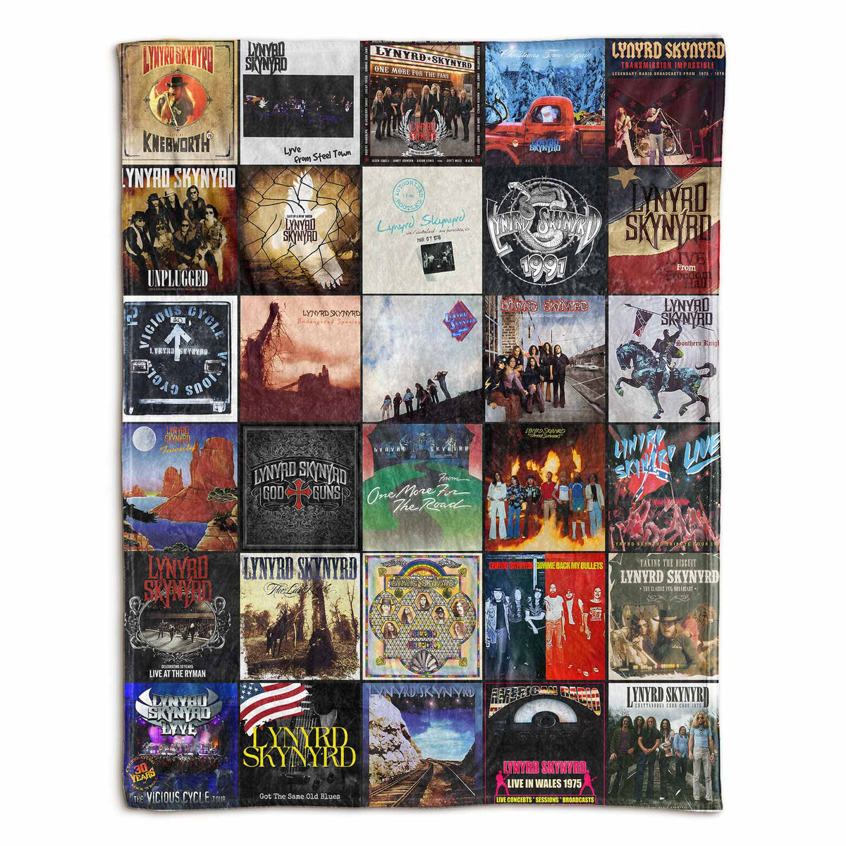 Lynyrd Skynyrd Sherpa Blanket A Southern Rock Legacy in Every Stitch