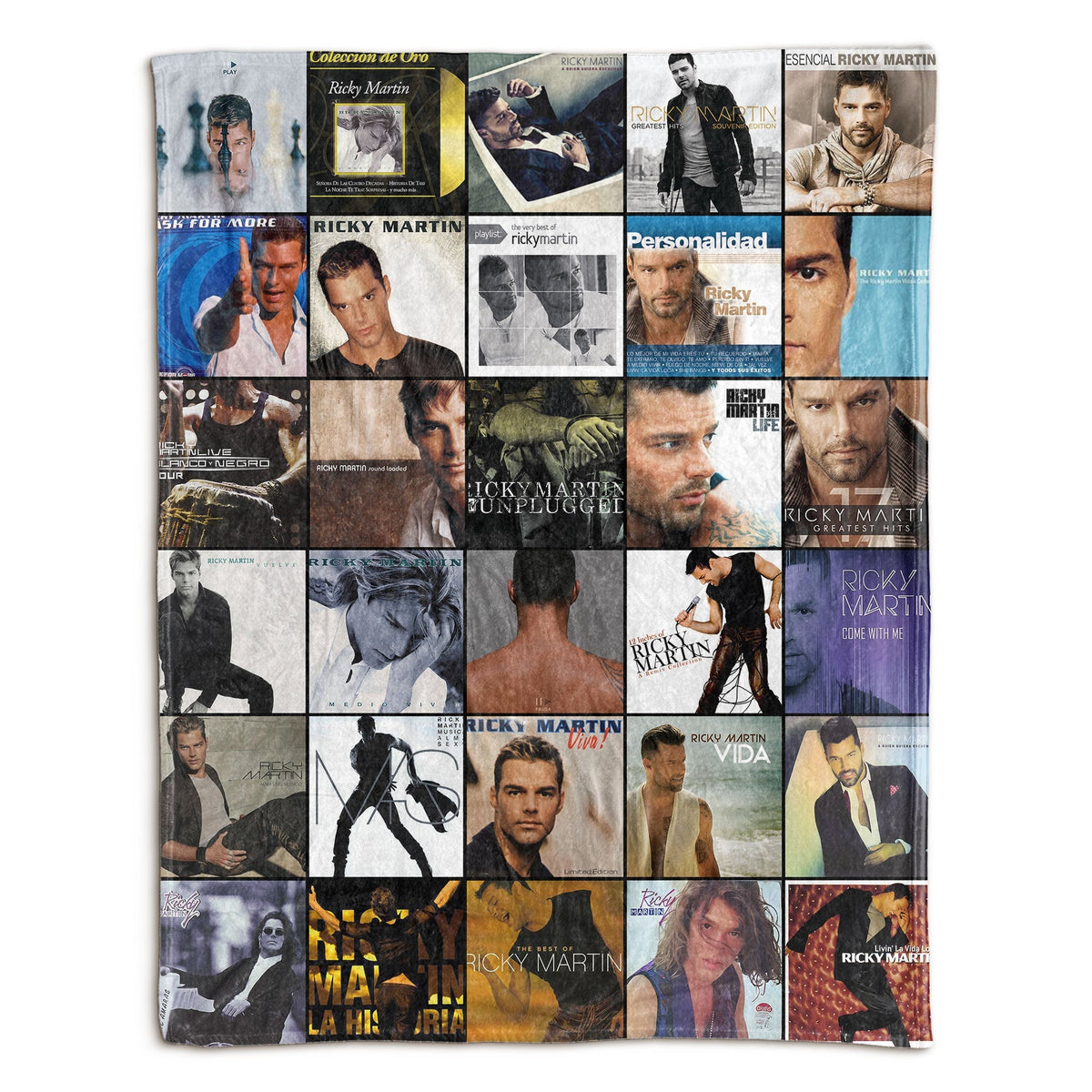 Ricky Martin Sherpa Blanket A Vibrant Pop Icon Tribute for True Fans