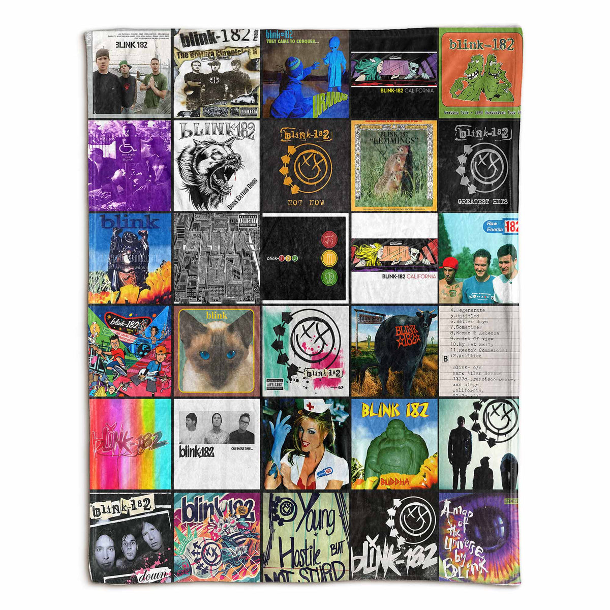 Blink-182 Sherpa Blanket Pop-Punk Comfort for True Fans