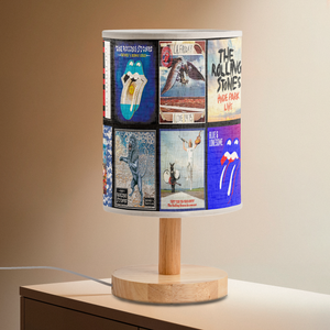 The Rolling Stones Album Cover Fabric Lamp Rock & Roll Home Décor