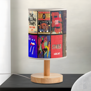 The Rolling Stones Album Cover Fabric Lamp Rock & Roll Home Décor