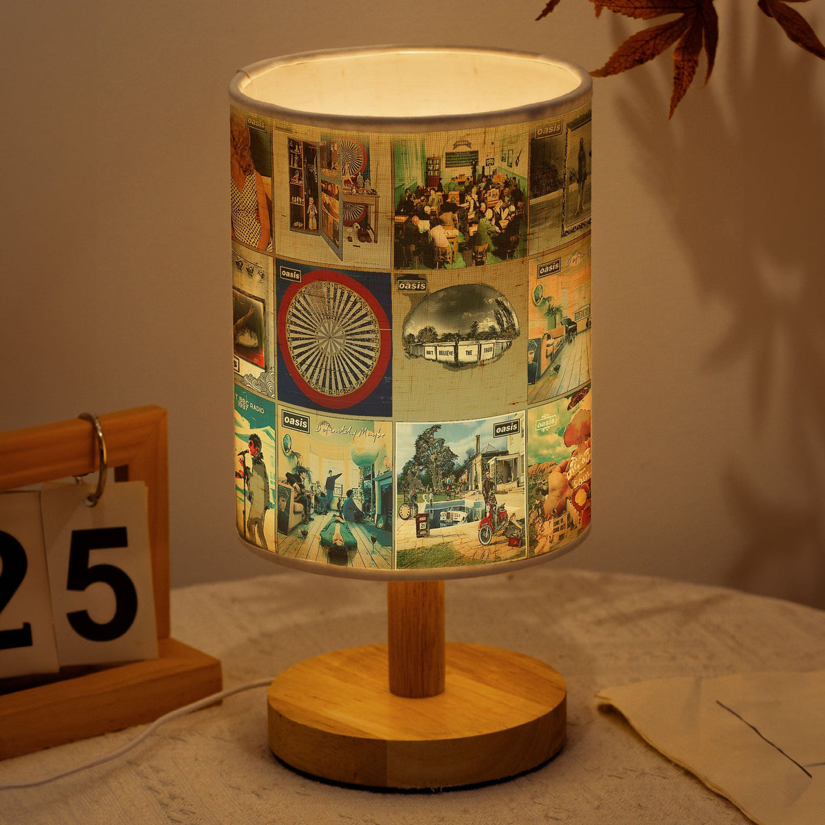 Wonderwall Dreams Oasis Album Art Fabric Lamp
