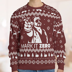 Mark It Zero The Big Lebowski Ugly Christmas Sweatshirt