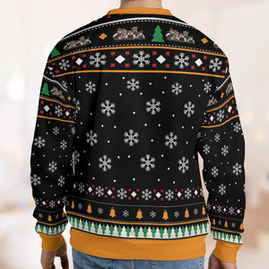 No Cheeses For Us Meeces Ugly Christmas Sweatshirt