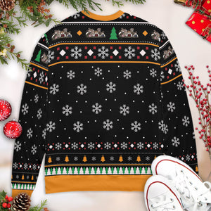 No Cheeses For Us Meeces Ugly Christmas Sweatshirt