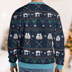 Walker In A Winter Wonderland Star Wars Ugly Christmas Sweatshirt