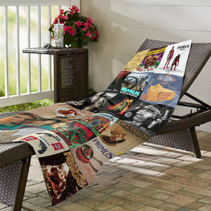 Primus Beach Towel Album Cover Collage Classic RockTowel