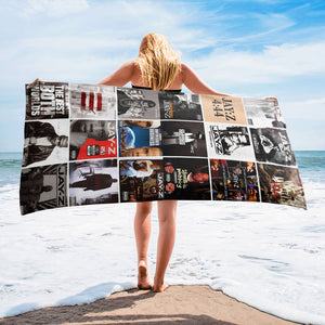 Jay-Z Beach Towel Album Cover Collage Hip-Hop Towel