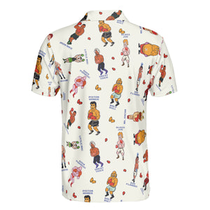 Retro Game Punch Out AOP Men/Women Polo Shirt