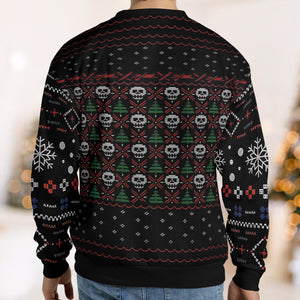 Freddy Flakes A Nightmare on Elm Street Ugly Christmas Sweatshirt