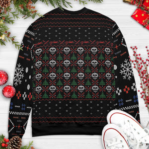 Freddy Flakes A Nightmare on Elm Street Ugly Christmas Sweatshirt