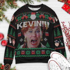 Kevin!!! Home Alone Ugly Christmas Sweatshirt