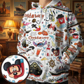 Mouse Cruise Vacation All-over Print Hoodie