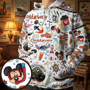 Mouse Cruise Vacation All-over Print Hoodie