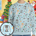 Nestor Long-Eared Donkey All-over Print Sweatshirt