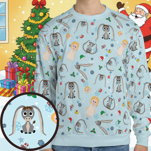Nestor Long-Eared Donkey All-over Print Sweatshirt
