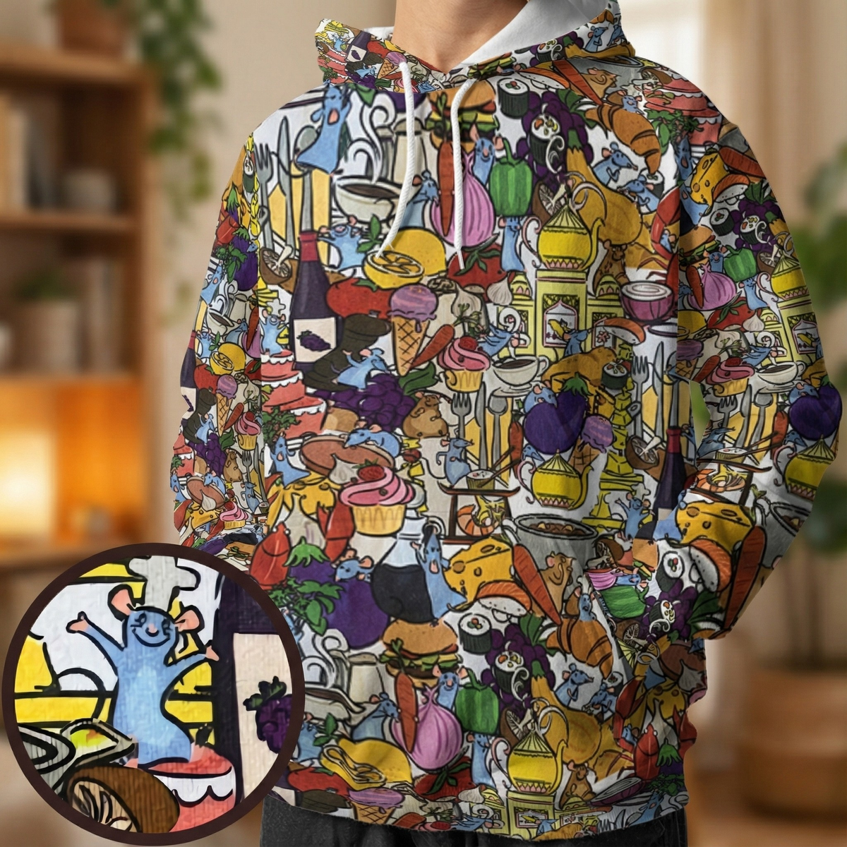 Chef Life Ratatouille All-over Print Hoodie