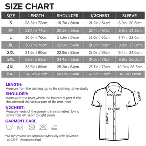 Guns N Roses Gothic Stained Glass Hawaiian Shirt - Unisex Slash Axl Rose Concert Button Up