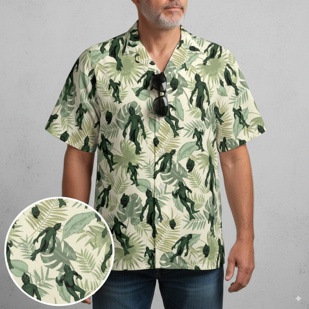 Sleestaks Land of the Lost Hawaiian Shirt