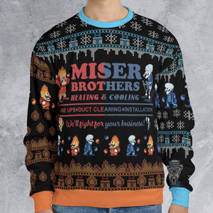 Miser Brothers Ugly Christmas Sweatshirt