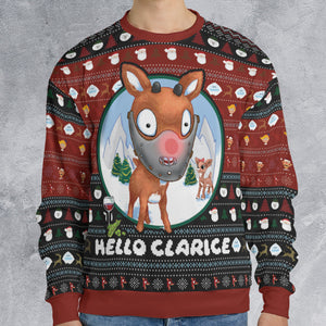 Rudolph Hannibal Ugly Christmas Sweatshirt