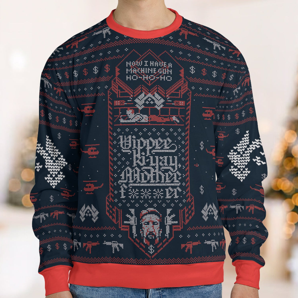 Ho Ho Ho Die Hard Ugly Christmas Sweatshirt