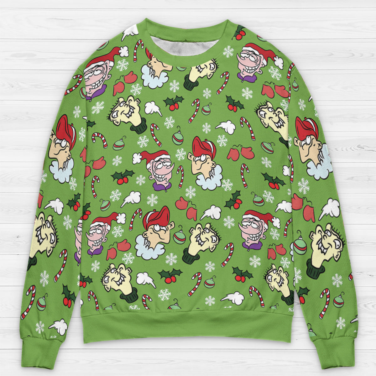 Holiday Mischief Ed Edd n Eddy All-over Print Sweatshirt
