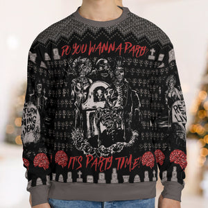 It's Party Time Ugly Christmas Sweatshirt