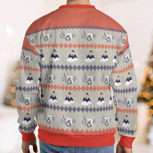 I Picked The Wrong Year Airplane Ugly Christmas Sweatshirt