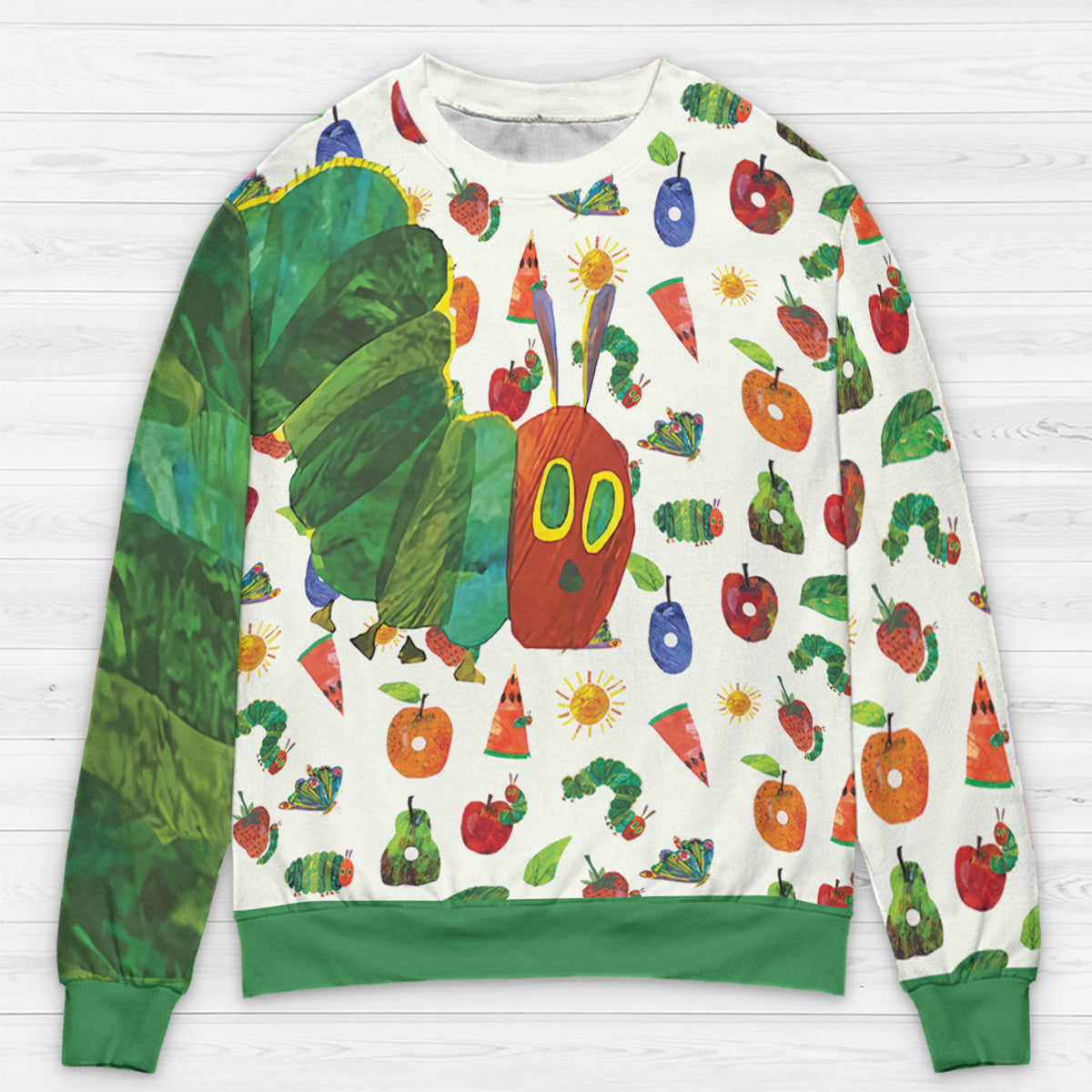 Hungry, Hungry, Mayhem Hungry Caterpillar All-over Print Sweatshirt