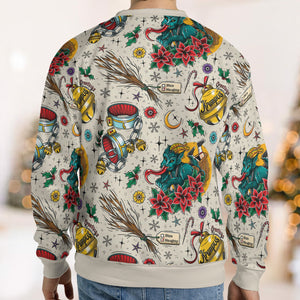 Naughty Krampus Christmas All-over Print Sweatshirt