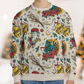 Naughty Krampus Christmas All-over Print Sweatshirt