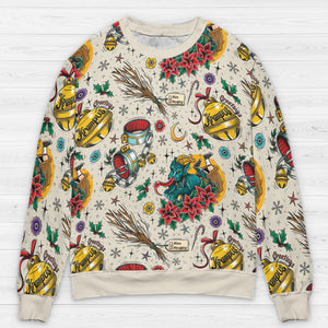 Naughty Krampus Christmas All-over Print Sweatshirt