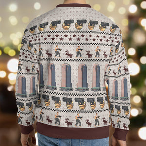 Ho Ho Ho Merry Christmas Die Hard Ugly Christmas Sweatshirt