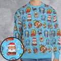 Elf Nugget Christmas Mcdonaldland All-over Print Sweatshirt
