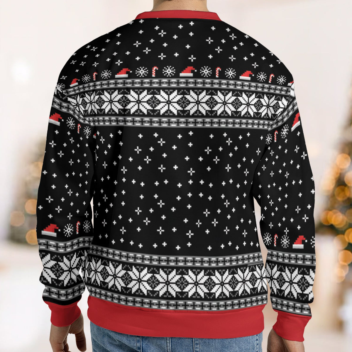 Rebel Without a Cause Rebel Without a Claus Ugly Christmas Sweatshirt