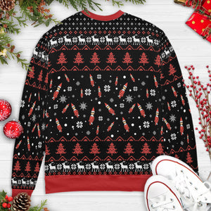 Snitches get Stitches Elf on the Shelf Ugly Christmas Sweatshirt