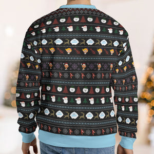 Stone Cold Snowman Rudolph Red Nosed Reindeer Ugly Christmas Sweatshirt