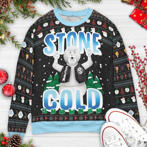 Stone Cold Snowman Rudolph Red Nosed Reindeer Ugly Christmas Sweatshirt